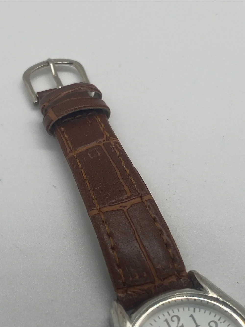 Classic Brown Leather Strap Women’s Watch